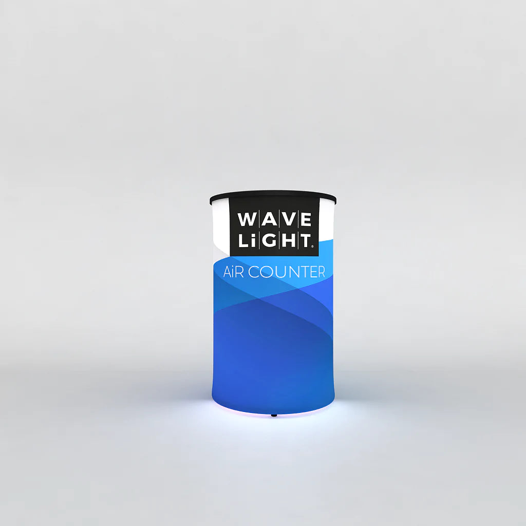 WAVELIGHT® AIR BACKLIT INFLATABLE COUNTER - CIRCULAR - 60M