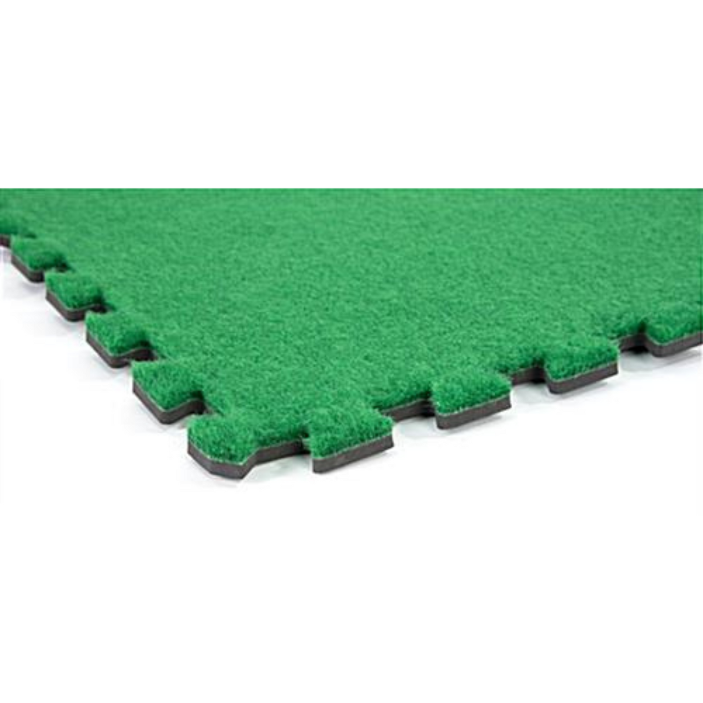 10' x 10' INTERLOCKING CARPETED FOAM MAT - FAUX GRASS