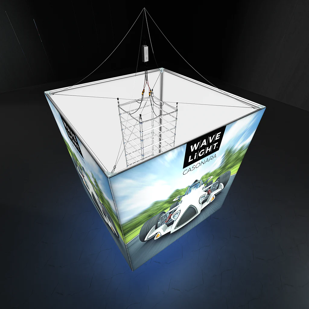 WaveLight® Casonara Blimp Cube Hanging Light Box - 240L