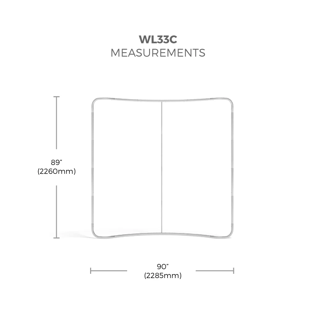 WAVELINE® DISPLAY 8FT CURVE