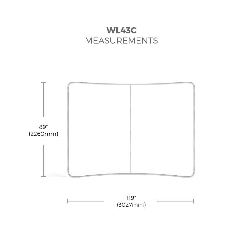 WAVELINE® DISPLAY 10FT CURVE