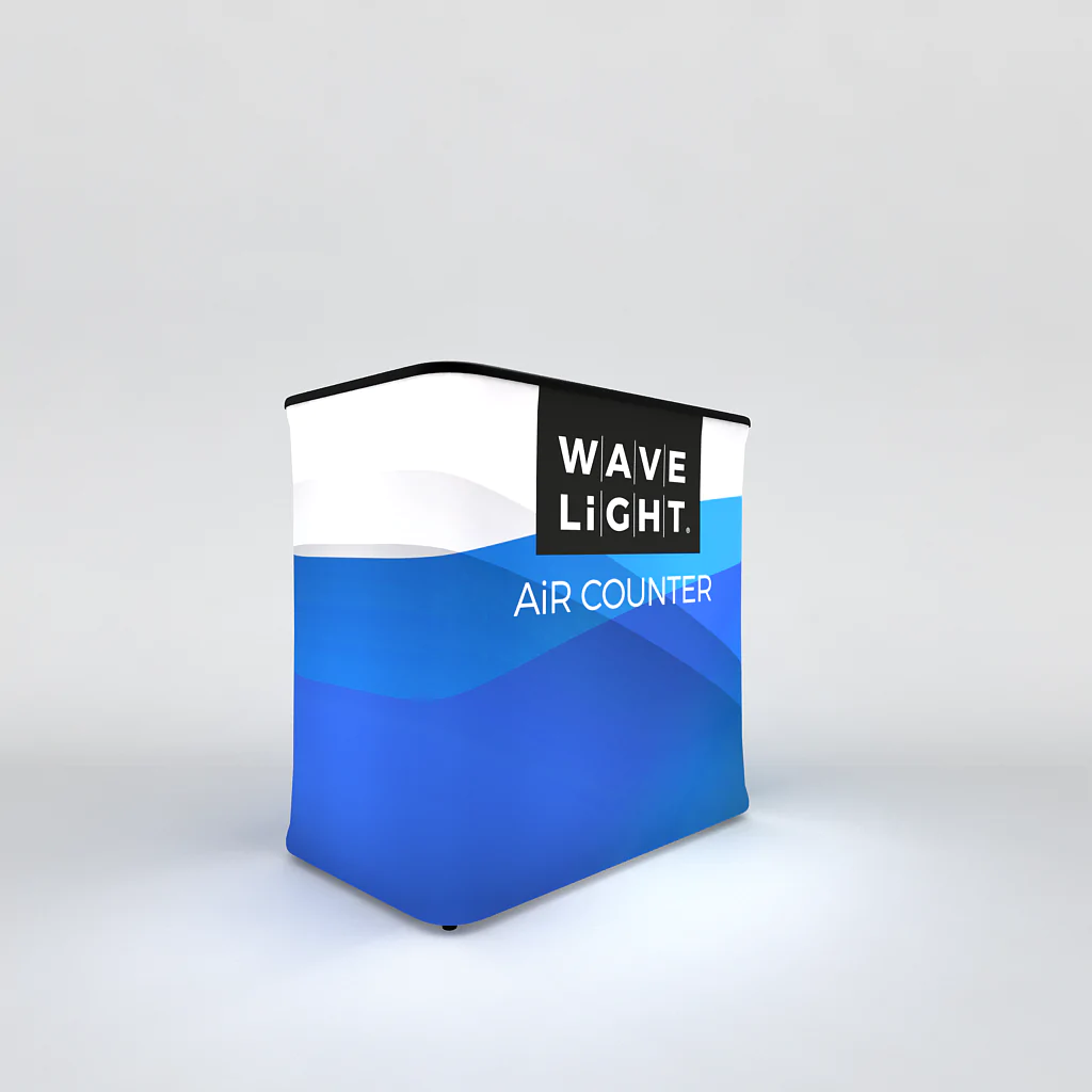 WAVELIGHT® AIR BACKLIT INFLATABLE COUNTER - RECTANGULAR - 100M