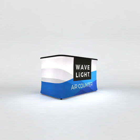 WAVELIGHT® AIR BACKLIT INFLATABLE COUNTER - RECTANGULAR MINI- 100S