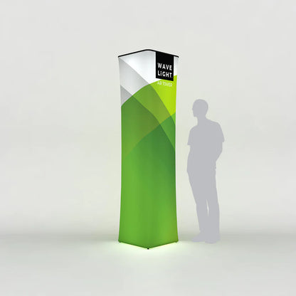 WAVELIGHT® AIR BACKLIT INFLATABLE SQUARE TOWER - 126"H