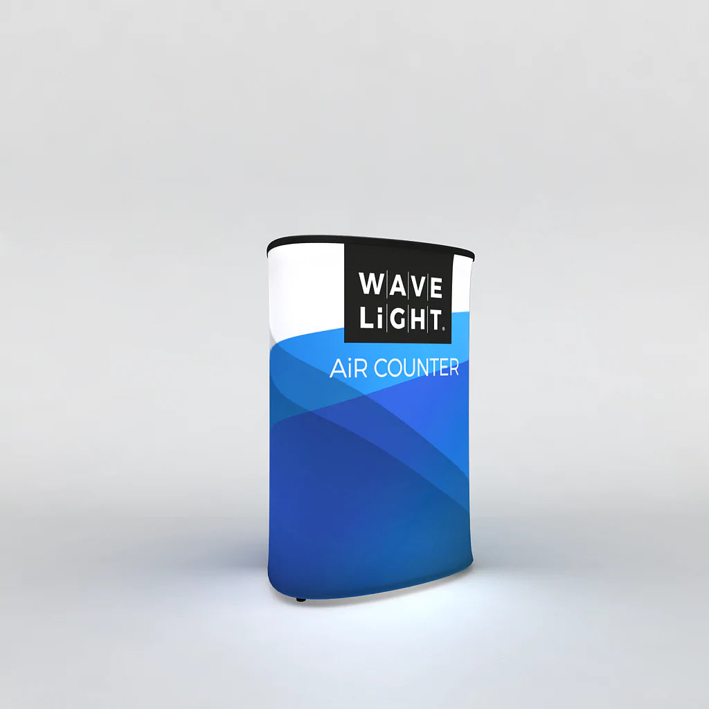 WAVELIGHT® AIR BACKLIT INFLATABLE COUNTER - TRIANGULAR - 60M