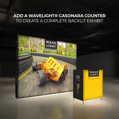 WAVELIGHT® CASONARA WALL 360º LIGHT BOX DISPLAY - 10FT